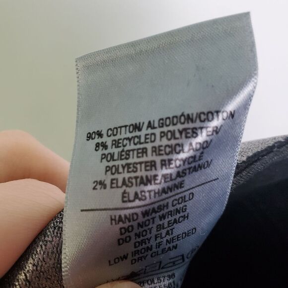 Joe's Jeans Hi (Rise) Honey Flawless Metallic Bootcut Jeans Silver Size 25 - Picture 9 of 9